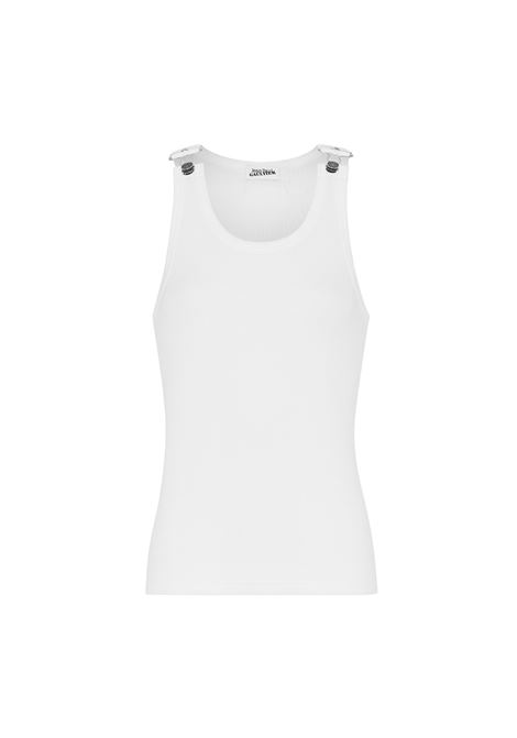 tank top overall engraved donna bianco JEAN PAUL GAULTIER | 25/03-U-TO380-J01401
